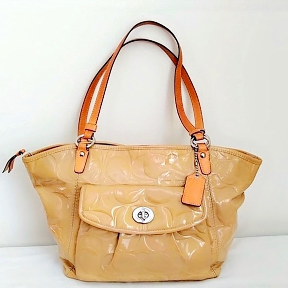 COACH F14663 RETIRED LEAH EMBOSSED TOTE - Picture 16 of 16
